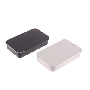 【Comfortable House】 COD 80*50*15mm Mini Iron Box Slide Cover Storage Box Portable Tin Boxes Container