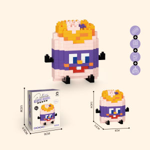 DIY Mainan Balok Susun Nano Block Mainan Block Brick Mainan Anak 3D Puzzle Toys Edukatif Gift Building Blok Model Buah Burger Kue