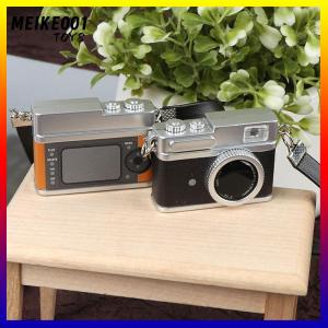 MEIKE001 1PC Mini Camera รุ่น dollhouse Miniature กล้องย้อนยุครุ่น Decor ของเล่นสามารถส่องแสง