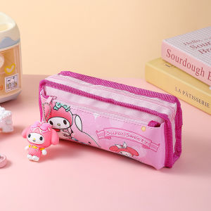 Phim Hoạt Hình Sanrio Mặt Dây Chuyền Bút Chì Trường Hợp dung tích lớn Chống Vết Sinh Viên Ins Đẹp-Tìm Kiếm Clow M tai chó lớn Văn Phòng Phẩm Trường Hợp