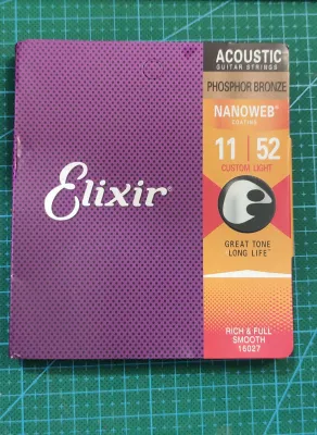 Acoustic Guitar Strings Elixir Nanoweb Polyweb 11