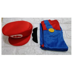 Adult Kids Super Mario Luigi Bros Halloween Costumes Cosplay Show Costume Set Cartoon Family Party Clothes