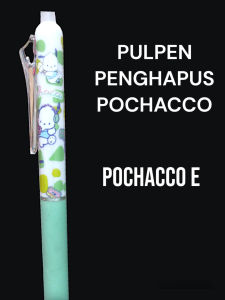 PULPEN PENGHAPUS POCHACCO TINTA BIRU 0.5MM | PEN TINTA BIRU | PEN PENGHAPUS | HELLOKITTY | POCACCO | CINAMORROL | KUROMO | MELODY | KUROMI ALAT TULIS SEKOLAH PENA PENGHAPUS | MSS
