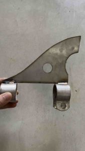 Bánh lái nước inox ống 34mm máy xăng dàng cầu đuôi tôm