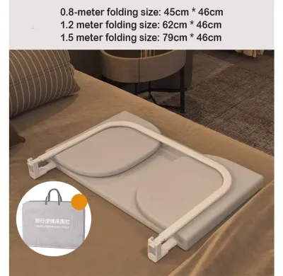 Baby Bed Rail Guard FOLDABLE Travel BPA-Free Washable cover Safety Fence for Baby Gift Travel Bag