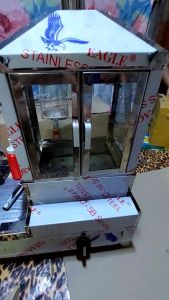 3in1 12x14 burger grill with deep fryer and siomai pure stainless Burger Presser Burger Cooker Frying Machine Hamburger Maker Kebab Griller - Lazada