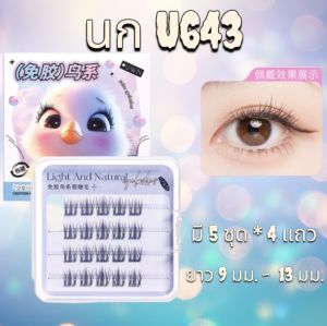 ขนตาปลอมแบบช่อ 6 สไตล์ (Light & Natural Lashes) ขนตาช่อเนื้อนุ่ม เบา ไม่ระคายเคือง ขนตาปลอม