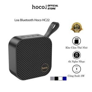 Loa Bluetooth Hoco HC22 Âm Thanh Sắc Nét Sử Dụng 4H Hỗ Trợ Bluetooth FM Thẻ TF Đĩa U AUX TWS
