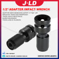 JLD 1/2" Adapter Impact Wrench Hex Socket Head Adapter Drive Socket Adapter Telescopic Impact Wrench Socket Hex Shank Spanner Konverter. 