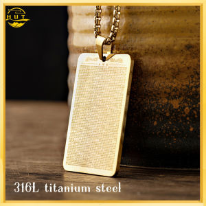 Full Text Sutra Pendant 316L Amulet  for Men and Women 100% No Fading and No Allergies Gift Collection To Win More Wealth