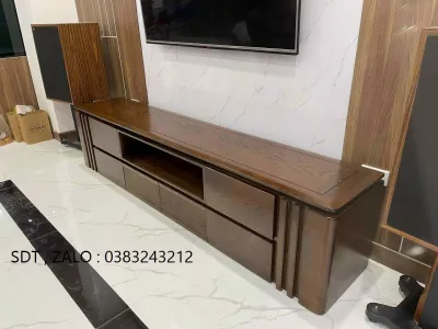kệ tivi gỗ sồi nga kệ tivi gỗ tự nhiên 1m82m2m2 giá thật