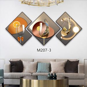 Bộ 3 tranh tráng gương kiểu dáng thiết kế vô cùng độc lạ