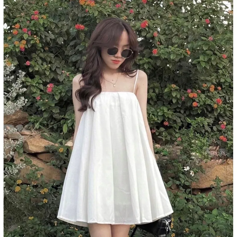 Mua Đầm váy babydoll mùa hè cho bé gái phong cách Hàn Quốc từ 12-35kg chất  lụa mềm mịn mát - 12-13kg tại Hương Trà Quần Áo Trẻ Em | Tiki
