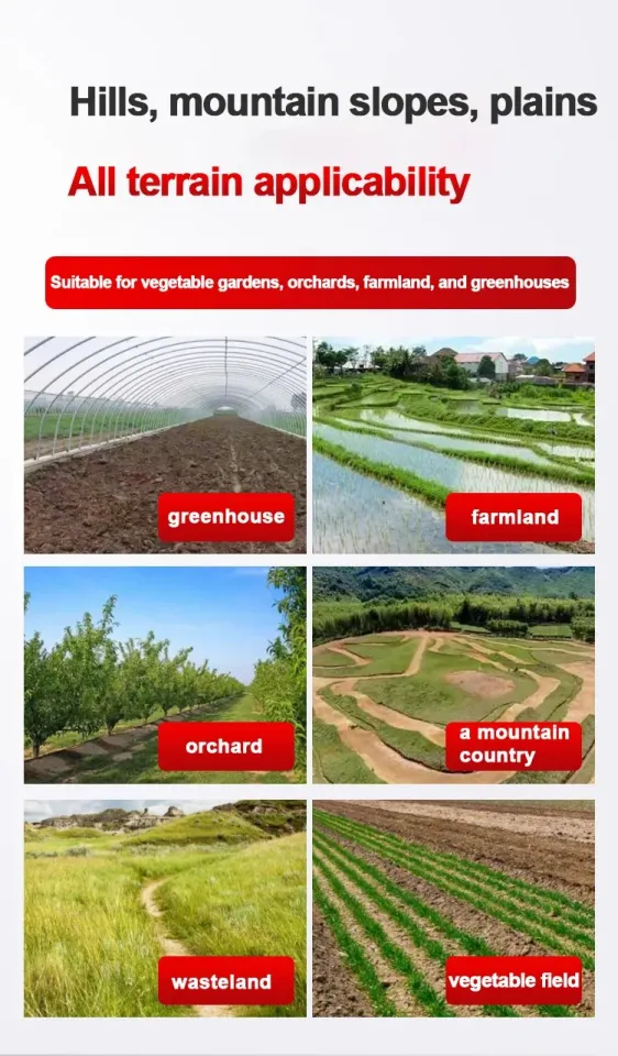 Agricultural Garden Gasoline Small Rotary Cultivator, Outdoor