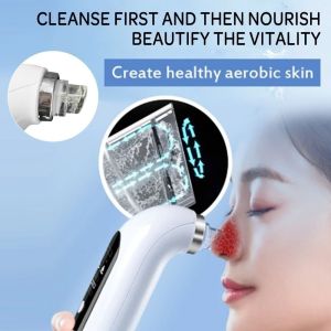 OMQAIO USB Rechargeable Blackhead Remover Deep Cleaning Electric Pore Vacuum Skin Care Small Bubble Facial Cleaning Tools Beauty Device
