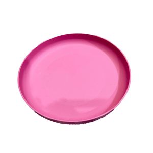 Piring Makan Plastik Diameter 22.5cm Bahan Serat Jerami Gandum Wheat Straw Piring Saji Makan Besar Warna Warni Pastel Cantik