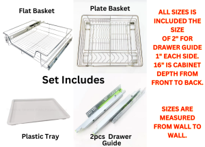 2 Layer Pull Out Basket (Kitchen Rack)