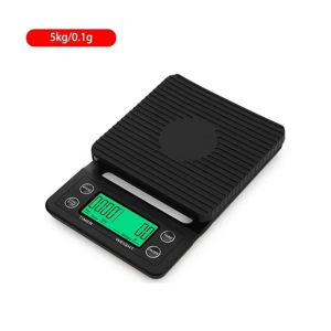 Gemilai 5kg-0.1g High Precision Coffee Scale with Timer Multi-functional Kitchen Scales Food Scale LCD Electronic Digital Scales