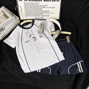 2pcs Set Summer Outfit for Kids Boy Korean Waffle Short Sleeve Shirt & Shorts Set | Lightweight Casual Sports Set OOTD for Kids 5-15 Yrs