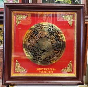 Bảng Văn Đầu Trang Trí Trang Trí Phong Cách Indochinese Đồng Mạ Vàng Ngọt