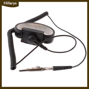 [Hillarys] Anti STATIC Work สายรัดข้อมือ ESD adjustable Discharge Belt GROUND Metal Bracelet