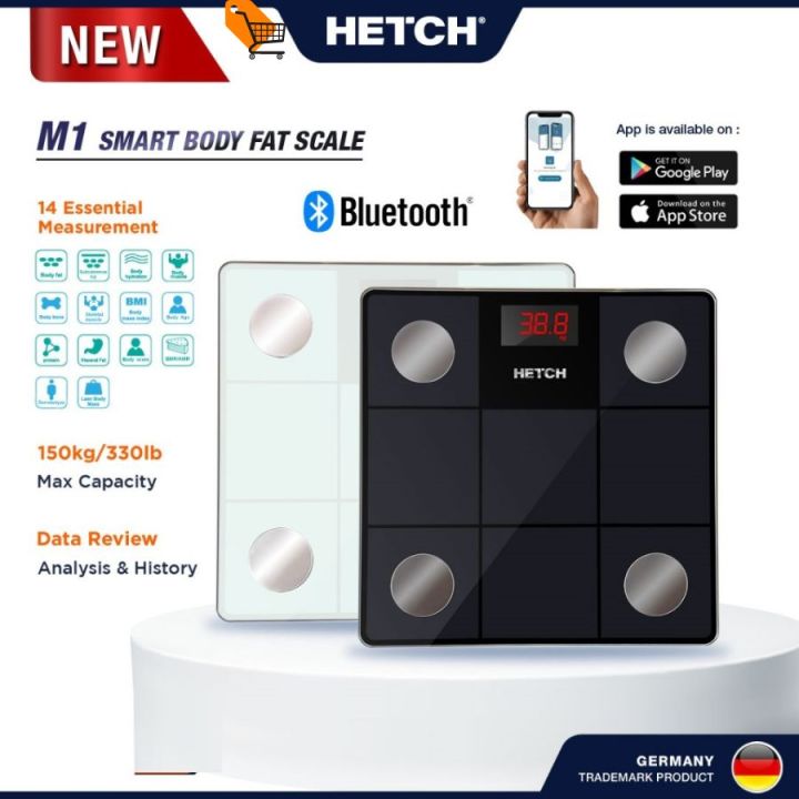 HETCH M1 Smart Body Fat Monitor Scale BFS-1123-HC | Scale | Weighting ...