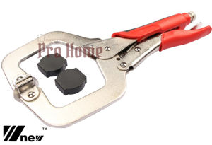 11 นิ้ว คีมล็อค W-new แคลมป์คีมล็อค แคลมป์ล็อคอเนกประสงค์ DIY Woodworking ซีแคลมป์ ซีแคลมป์ C-type วัสดุ: ซีแคลมป์ แคลมป์คีมล็อค