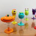 Adhesive Suction Cup Spring Toy 36pcs Monsters Jumping Figures Classroom Reward Bulk Set Kids Interactive Party Supplies Ages 3+. 