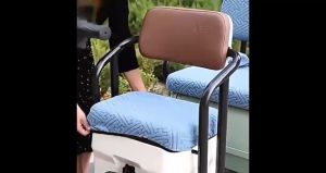 Universal size stretchable Electric Car Seat Cushion Cover All-Inclusive Step Convertible Electric Three-Wheel Wear-Resistant Tricycle Seat Cushion Breathable Universal Cover