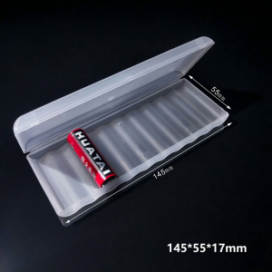 10 Slot Battery Organizer Plastic Battery Dustproof and Anti Short Circuit Portable Box Flip Plastic Protective Box