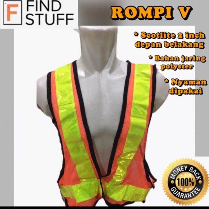 ROMPI SAFETY/ ROMPI PROYEK/ ROMPI JARING V/ SAFETY VEST