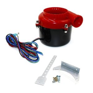 WAPKTY Màu đỏ Van xả áp Phù hợp với mọi loại Kích thước lớn Mô phỏng âm thanh turbo Di động Âm thanh tương tự Van xả khí thải của xe ô tô. Sửa đổi động cơ