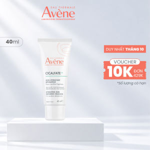 Sữa dưỡng phục hồi Eau Thermale Avène CICALFATE+ HYDRATING SKIN REPAIRING EMULSION 40ml giúp làm dịu da dùng được cho da sau can thiệp thẩm mỹ.