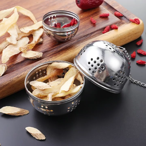 Teas Ball Loose Leaves Strainer Mesh Sieves Stainless Steels Teas Infuser with Rope Chain Kitchen Accessories