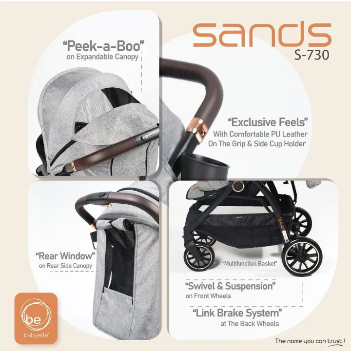 Kereta%20Bayi%20Stroller%20Babyelle%20Sands%20S730%20One%20Hand%20Folding%20System%20-%20Image%205