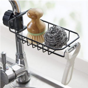 Giá để giẻ rửa bát inox 304 - Kệ gắn vòi inox đựng giẻ rửa bát - Hộp đựng bồn rửa chén bằng thép không gỉ
