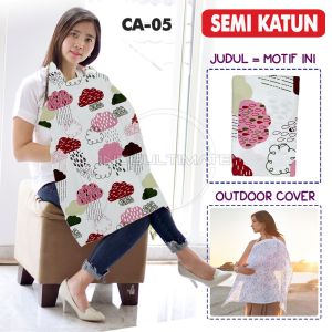Cover Asi CA-05 Celemek Menyusui Kain Pelindung Penutup Apron Ibu Menyusui bayi Selimut Bayi Perlengkapan Bayi Celemek Asi
