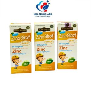 Zinc Sirof SIRO Bổ Sung Kẽm hỗ trợ nâng cao sức đề kháng giúp cơ thể phát triển khỏe mạnh.100ml