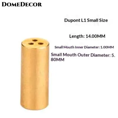 DomeDecor อะแดปเตอร์เติมแก๊สสำหรับไฟแช็คใช้ซ้ำได้หัวฉีดทองเหลืองเป่าลมแบบพิเศษหัวทองแดง