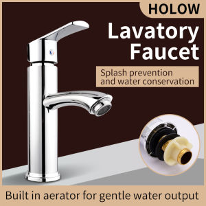 Stainless bathroom basin faucet hot and cold kitchen sink Lavatory Faucet fittings set