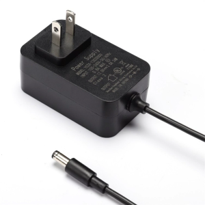 12V2A/24V1A Power Supply Adapter US Plug Fireproof Housing Stable Voltages Output for LED Lights Tool Networking Device