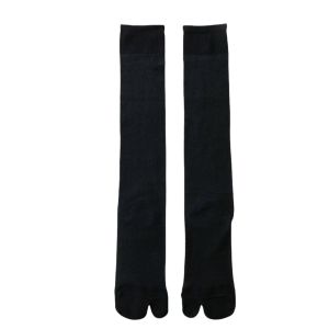 FGVDV Ultra-thin Knee High Stockings Solid Color Mesh Ruffle Two Toe Socks Comfortable Hosiery Calf Long Socks Women