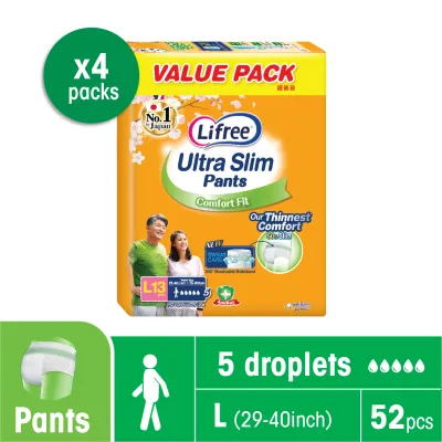 Lifree Ultra Slim Pants Jumbo Pack L 13S - CASE