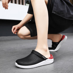 QZshop สินค้ามาแรงง🔥รองเท้าแฟชั่นชายหญิงรองเท้าหัวโตมีสายรัดส้น มีรูระบาย ใส่แล้วไม่ร้อนเท้าไม่อับเท้า พื้นนิ่ม ใส่สบายไม่กัดเท้าแน่นอนงานดีแบบดีไม่ควรพลาด🎉