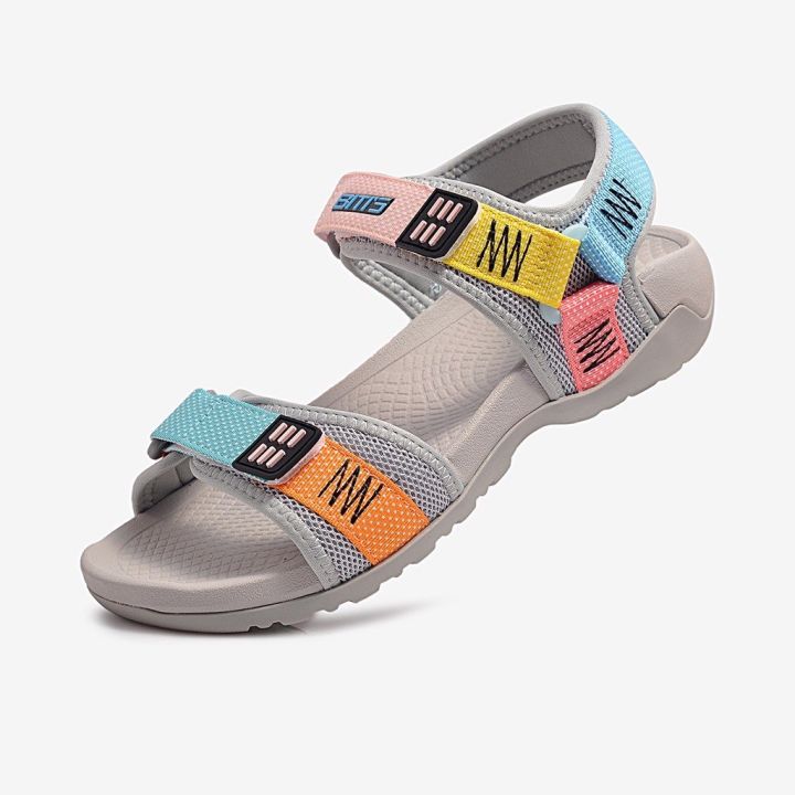 [Hoàn Xu] GIÀY SANDAL QUAI HẬU HỌC SINH NỮ BITI'S BYW000200 (HỒNG + XÁM + ĐEN) - BITIS