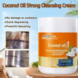 Coconut Oil Strong Cleansing Cream Quick Degrease Polish Cleaner Kitchen Cookware Multi-Functional Decontamination Cream