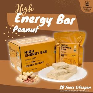 120g Peanut Flavors High Energy Bar - Emergency Food Ration Multi Vitamins Anti-Fatigue Outdoor and Sports Snack