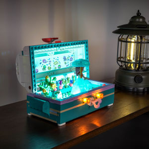 [PRE-ORDER] Light Kit 43229 The Little Mermaid Storage Treasure Box (Only LED Light kit No blocks Model)
