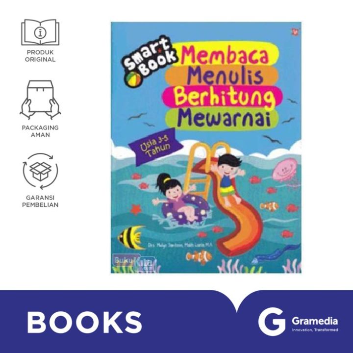 SMART BOOK MEMBACA MENULIS BERHITUNG MEWARNAI USIA 3-5 THN | Lazada ...