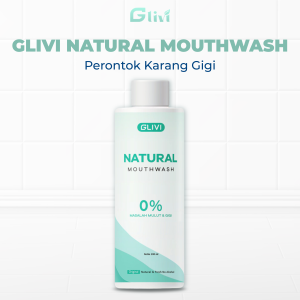 [ NEW ] GLIVI Natural Mouthwash – Obat Kumur Herbal Kayu Manis & Manggis | Segar & Cegah Bau Mulut